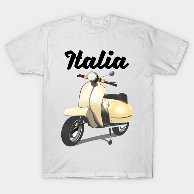 Italy Scooter T-Shirt by nickemporium1